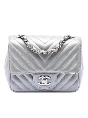 Chanel Mini Square Classic Chevron #290415C34B